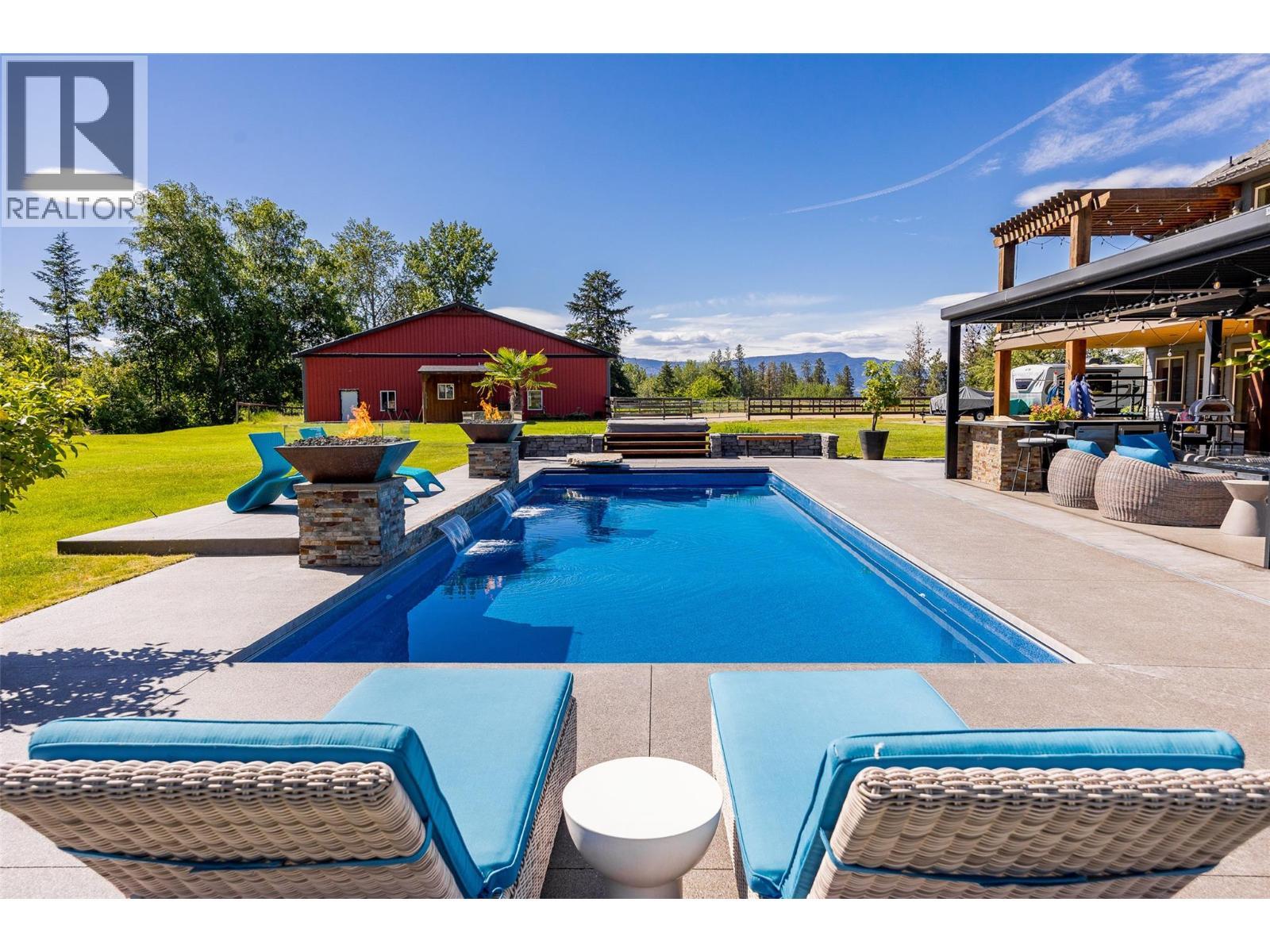 4284 Jaud Road, Kelowna, BC - Outdoor With In Ground Pool