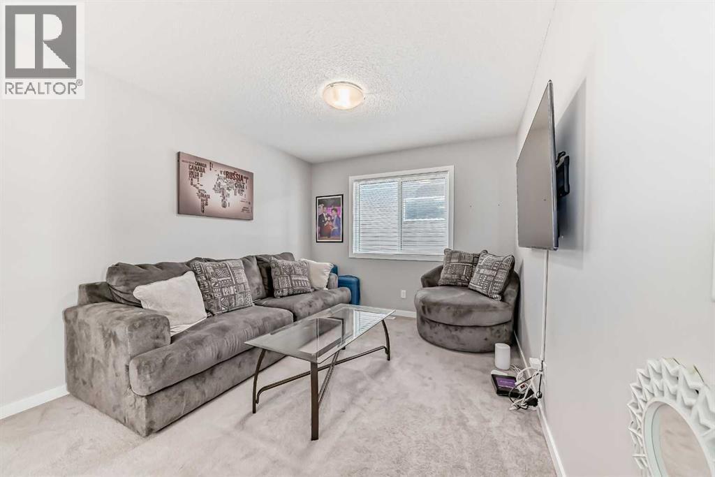 57 Cornerstone Manor N, Calgary, AB - Indoor Photo Showing Living Room