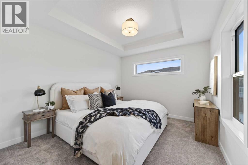 1051 Bayview Crescent, Airdrie, AB - Indoor Photo Showing Bedroom