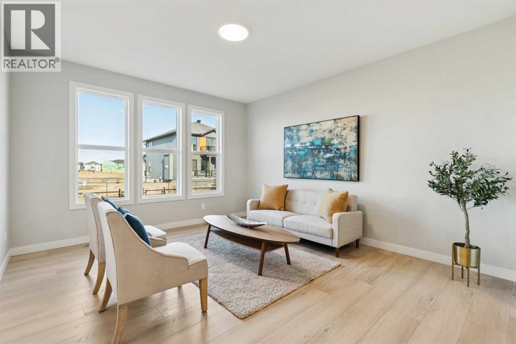 438 South Shore Drive, Chestermere, AB - Indoor Photo Showing Living Room