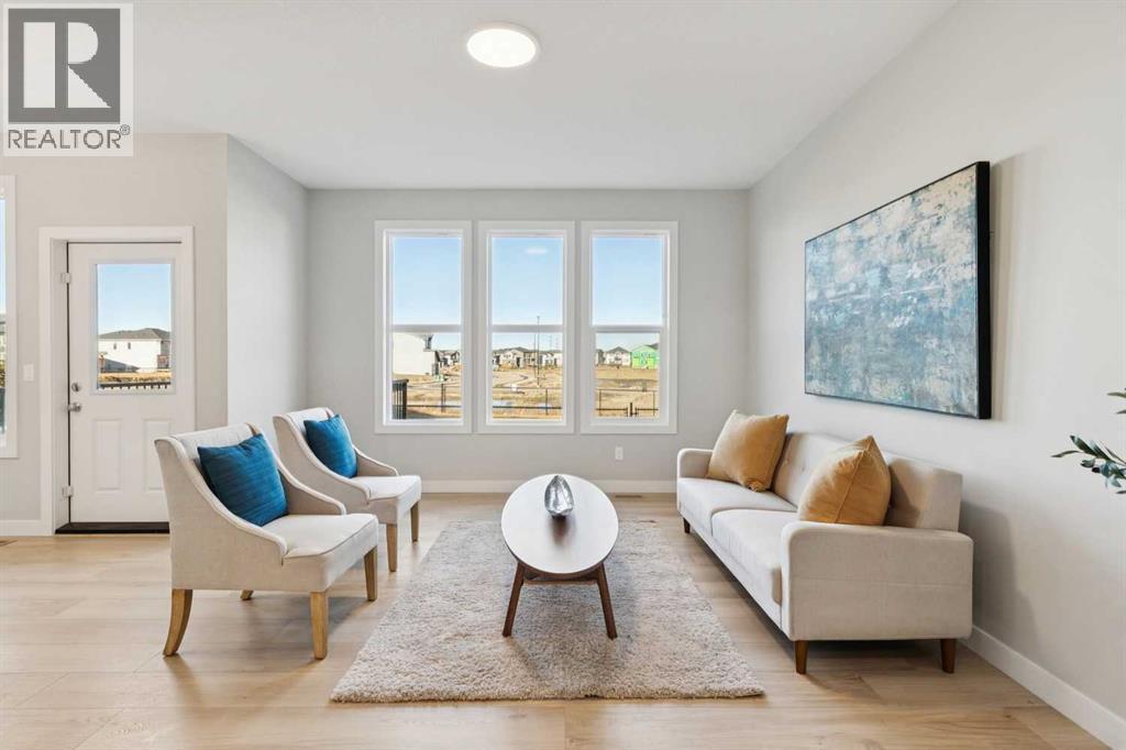 438 South Shore Drive, Chestermere, AB - Indoor Photo Showing Living Room