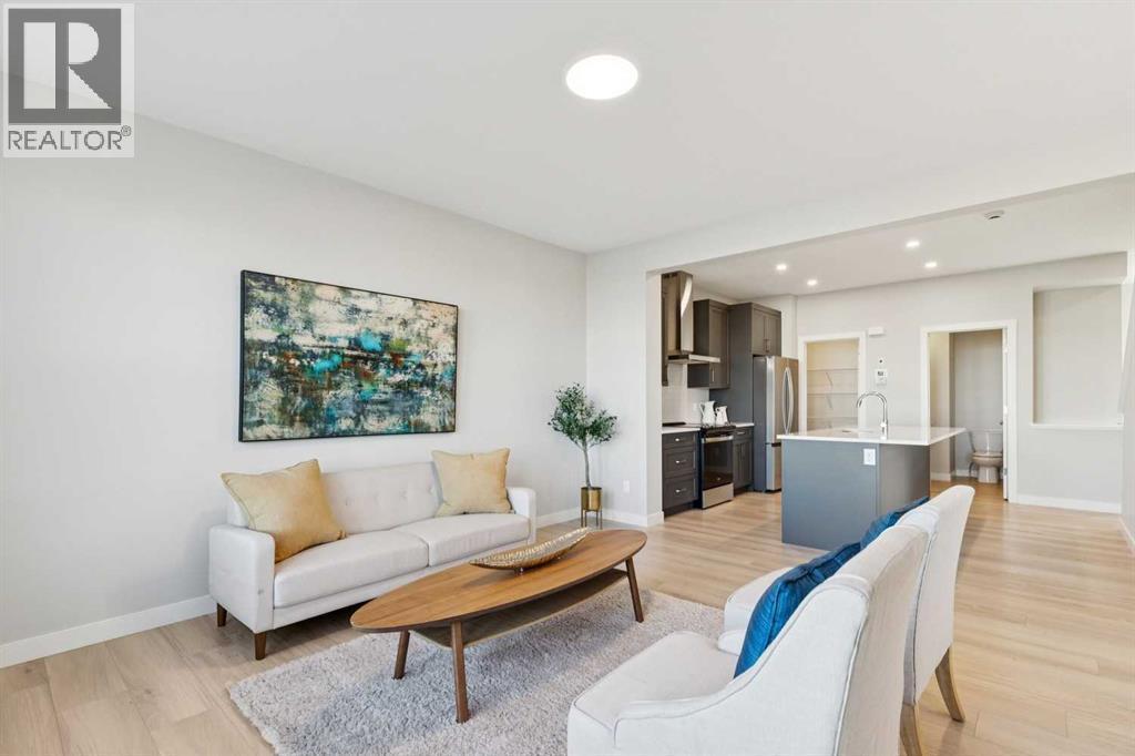 438 South Shore Drive, Chestermere, AB - Indoor Photo Showing Living Room