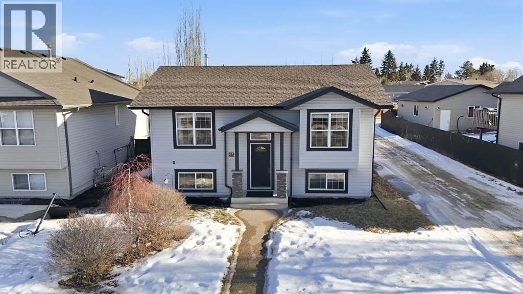 57 Garden Road, Lacombe, AB - Outdoor With Facade