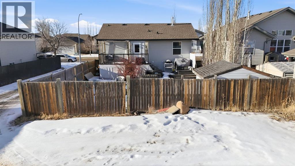 57 Garden Road, Lacombe, AB - Outdoor With Deck Patio Veranda