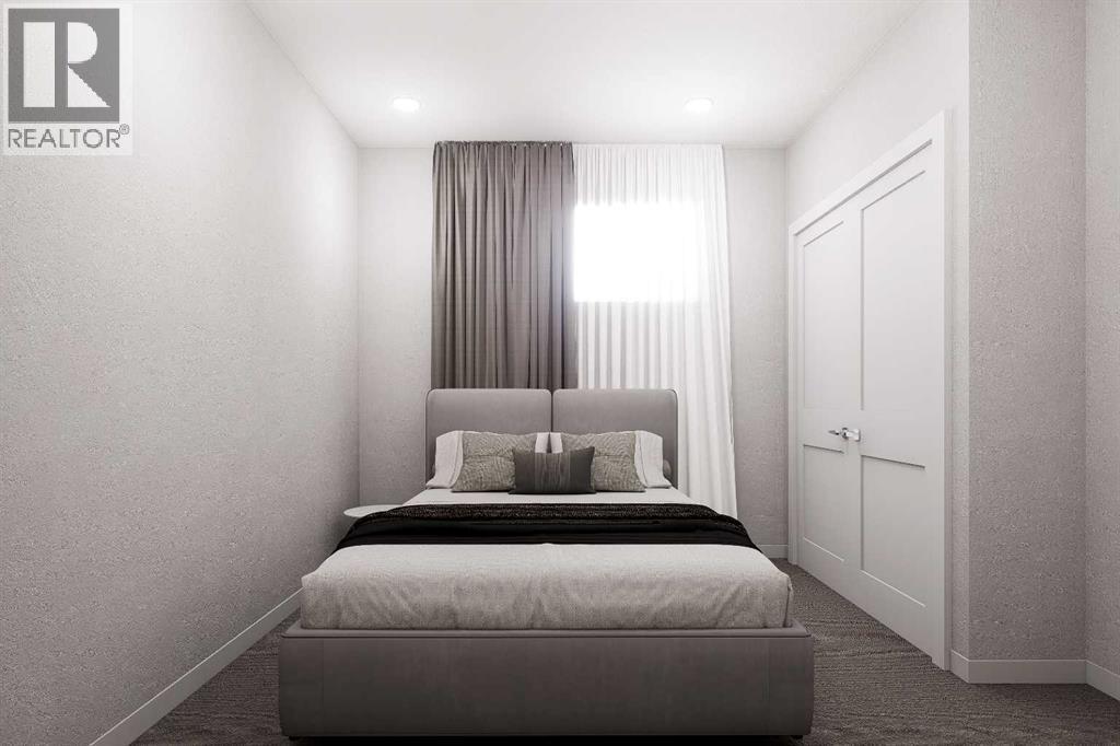 Furnished Rendering - Third Bedroom - 640 Masters Road Se, Calgary, AB - Indoor Photo Showing Bedroom