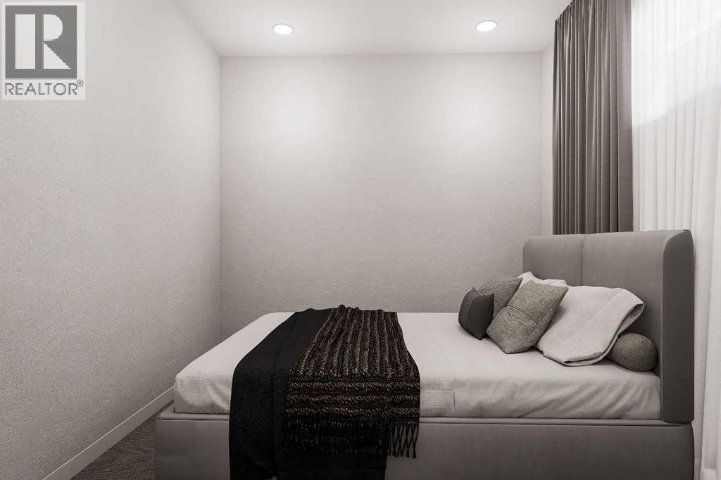 Furnished Rendering - Third Bedroom - 640 Masters Road Se, Calgary, AB - Indoor Photo Showing Bedroom