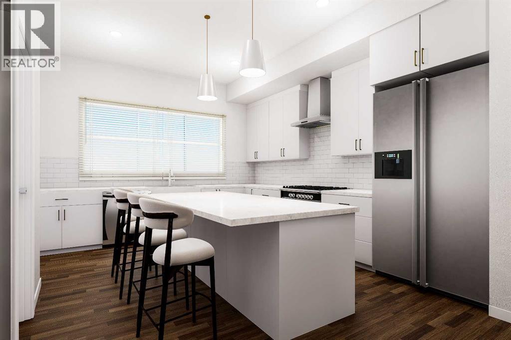 640 Masters Road Se, Calgary, AB - Indoor Photo Showing Kitchen With Upgraded Kitchen