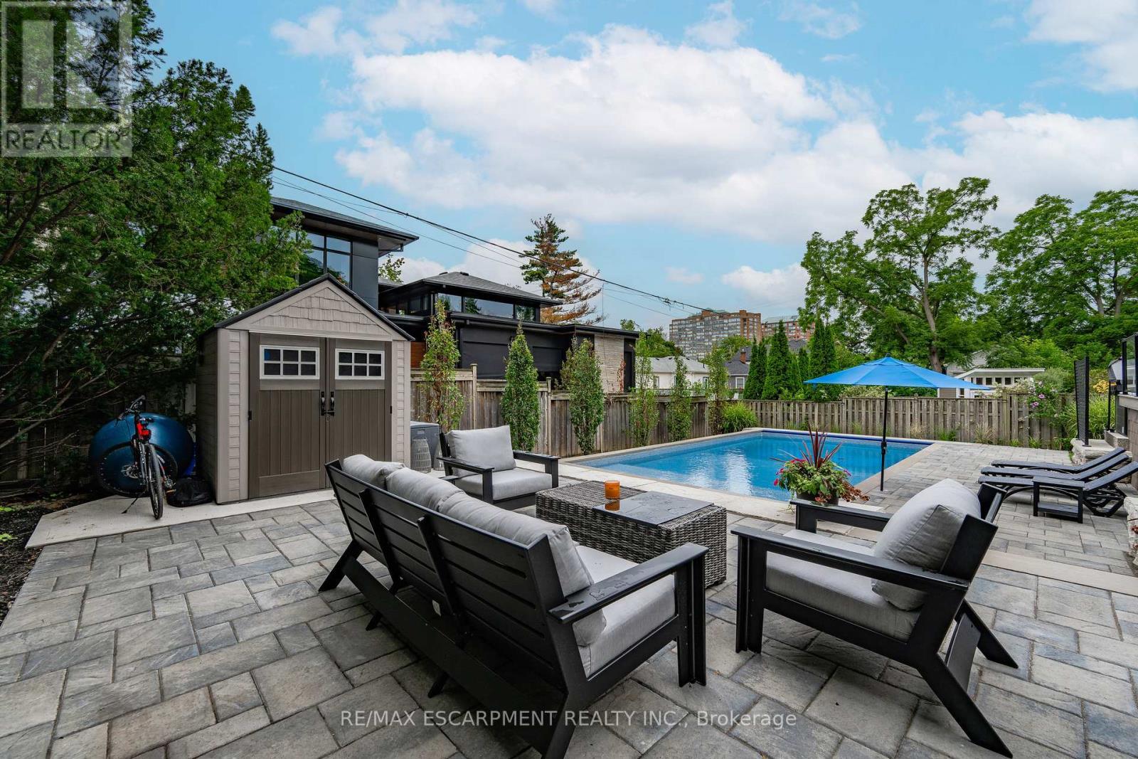 1390 Halifax Place, Burlington, ON - Outdoor With In Ground Pool With Deck Patio Veranda