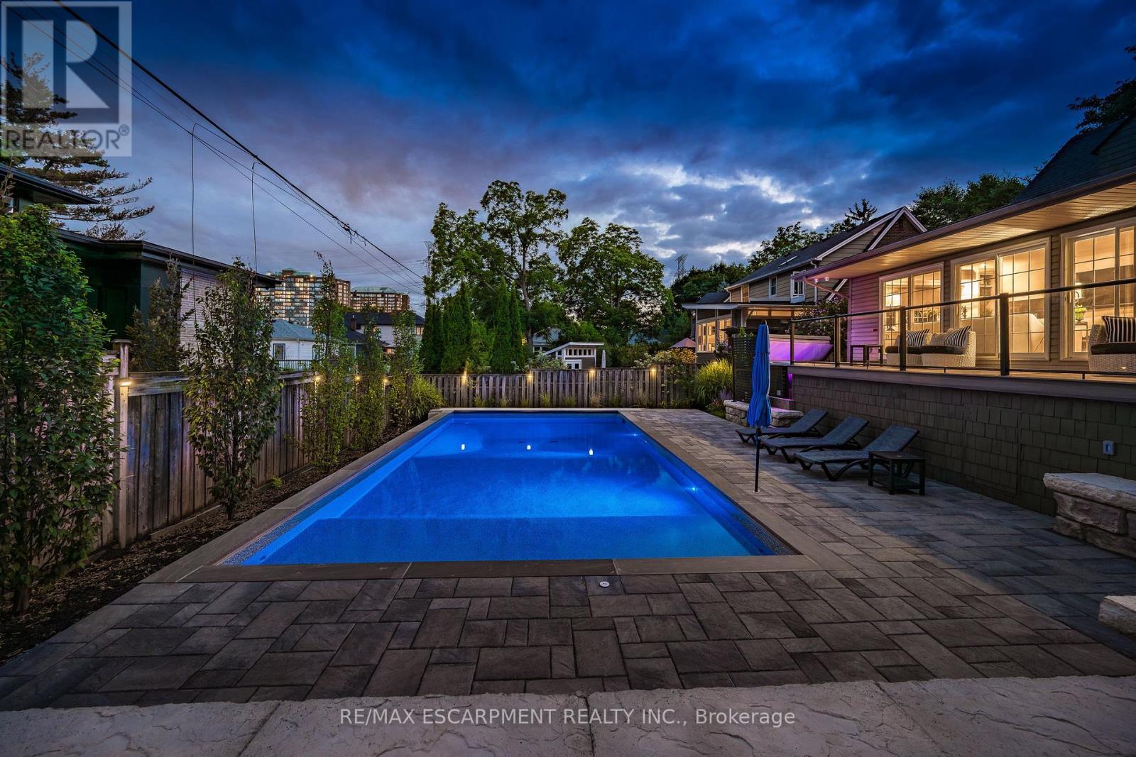 1390 Halifax Place, Burlington, ON - Outdoor With In Ground Pool With Deck Patio Veranda