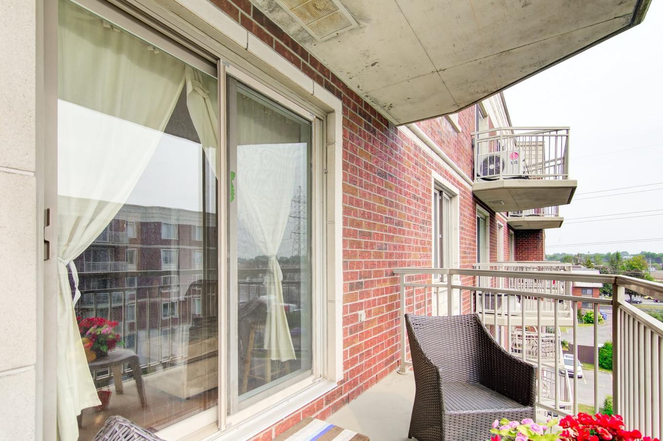 Balcony - 505-1350 Rue Palerme, Brossard, QC - Outdoor With Balcony With Exterior