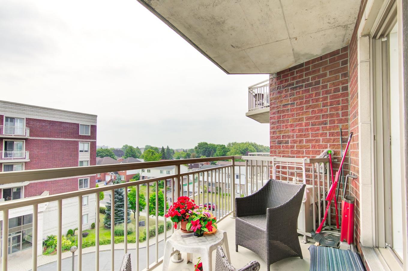 Balcony - 505-1350 Rue Palerme, Brossard, QC - Outdoor With Balcony With Exterior