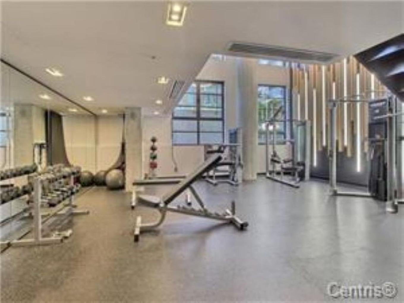 Salle d'exercice - 703-1330 Rue Olier, Montréal (Le Sud-Ouest), QC - Indoor Photo Showing Gym Room