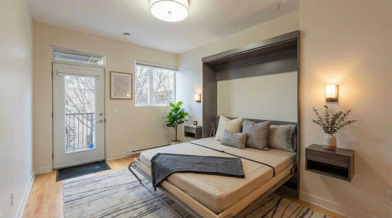 Chambre à coucher - 4-1919 Rue Beaudry, Montréal (Ville-Marie), QC - Indoor Photo Showing Bedroom