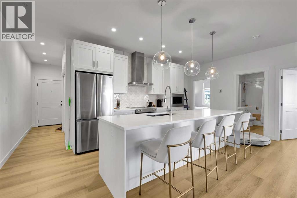 2216, 200 Seton Circle Se, Calgary, AB - Indoor Photo Showing Kitchen With Upgraded Kitchen