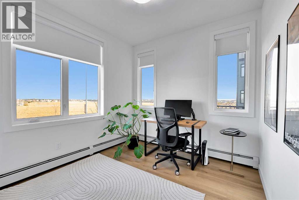 2216, 200 Seton Circle Se, Calgary, AB - Indoor Photo Showing Office