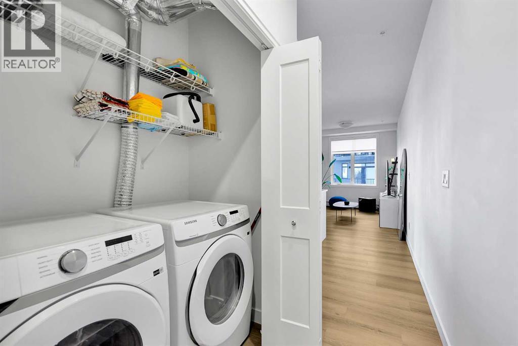 2216, 200 Seton Circle Se, Calgary, AB - Indoor Photo Showing Laundry Room