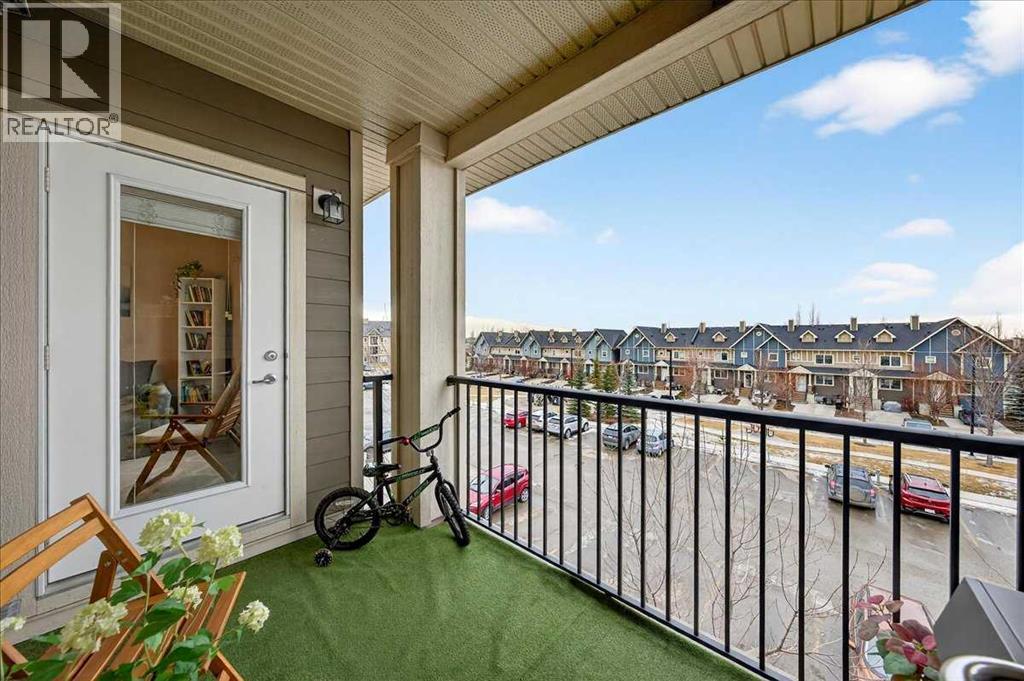 302, 200 Cranfield Common Se, Calgary, AB - Outdoor With Balcony With Exterior