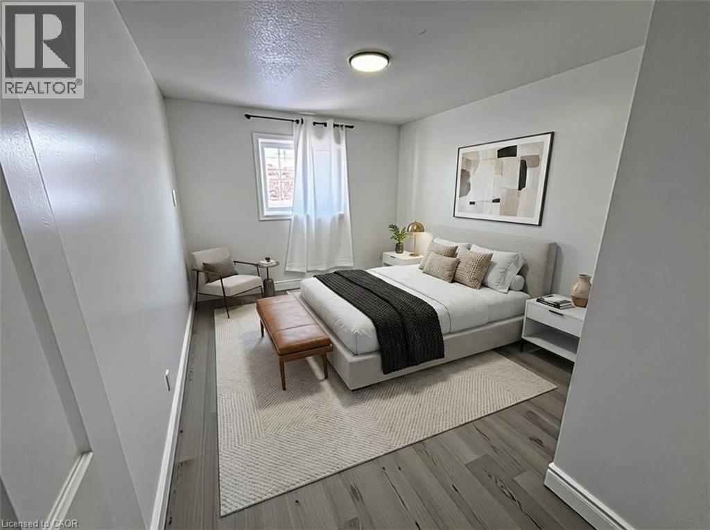 Virtually Staged - 303 Bankside Drive, Kitchener, ON - Indoor Photo Showing Bedroom