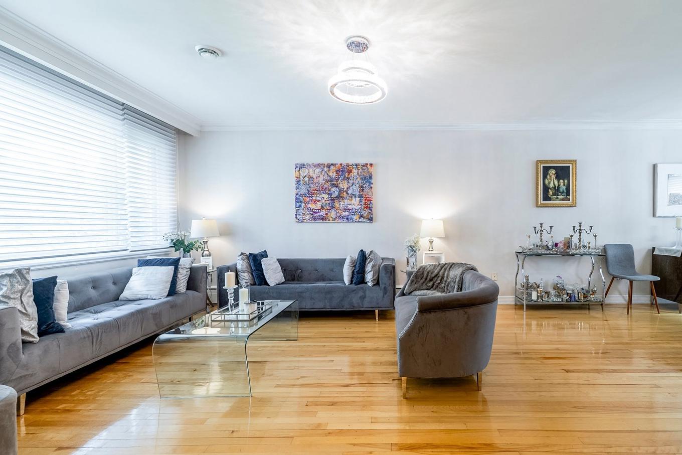 Living room - 2490 Rue Major, Montréal (Saint-Laurent), QC - Indoor Photo Showing Living Room
