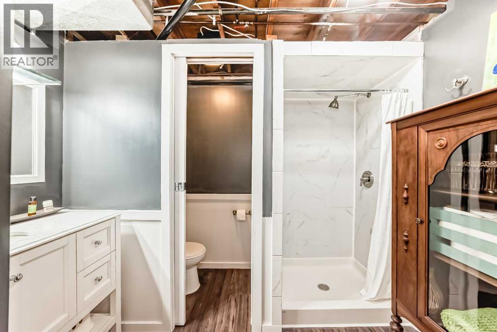 3 piece bath on lower - 12 Taraglen Road Ne, Calgary, AB - Indoor Photo Showing Bathroom