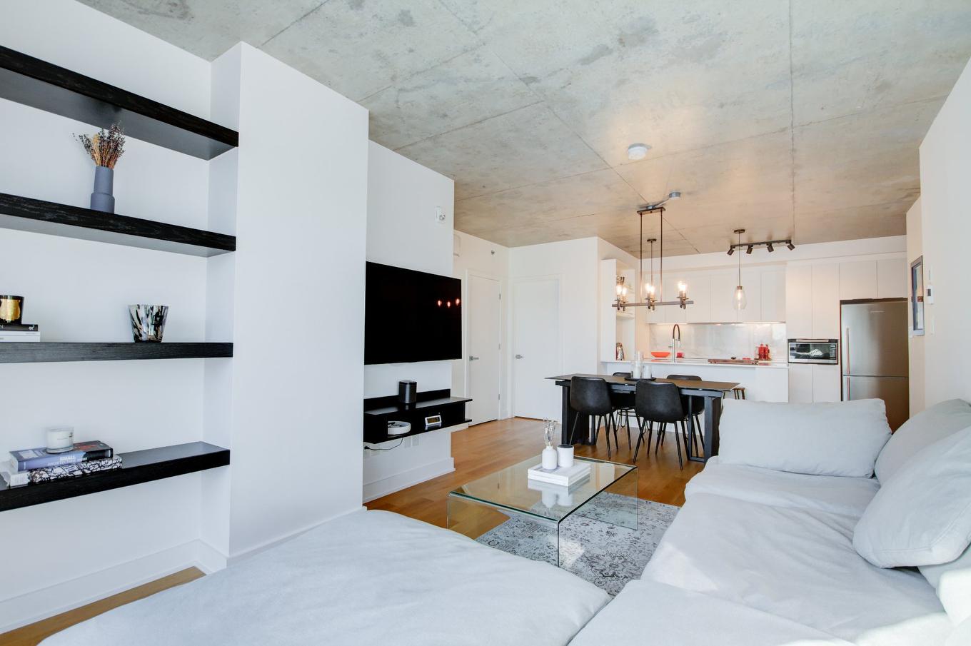 Salon - 510-75 Rue De Castelnau O., Montréal (Villeray/Saint-Michel/Parc-Extension), QC - Indoor Photo Showing Living Room