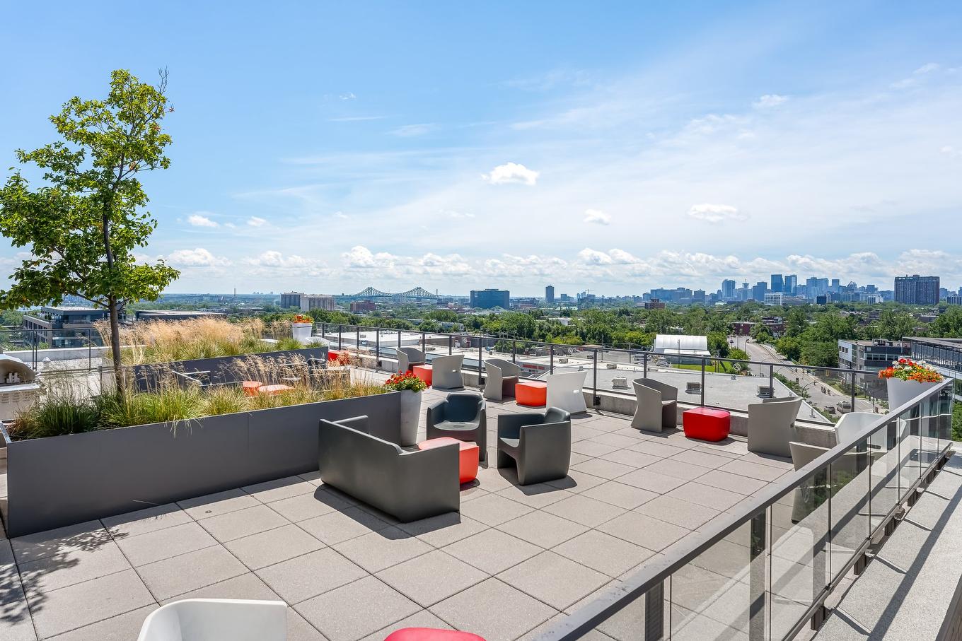 Terrasse - 401-3900 Rue Marcel-Pepin, Montréal (Rosemont/La Petite-Patrie), QC - Outdoor With View