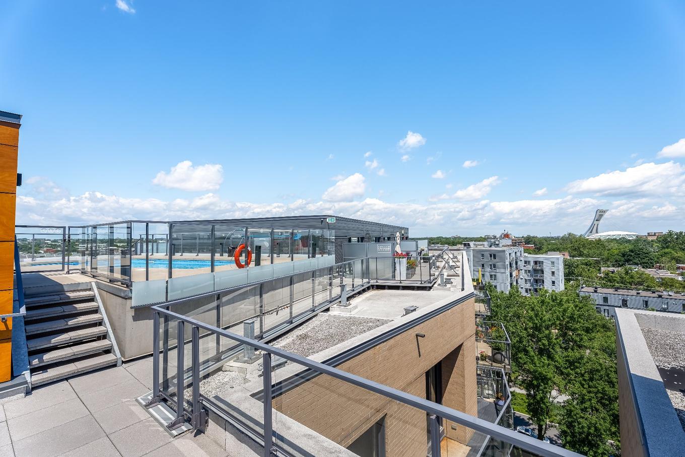 Terrasse - 401-3900 Rue Marcel-Pepin, Montréal (Rosemont/La Petite-Patrie), QC - Outdoor With View