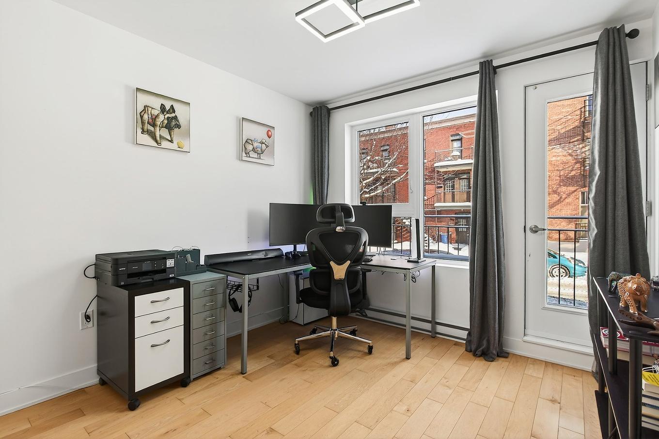 Bedroom - 5824 Av. Louis-Hébert, Montréal (Rosemont/La Petite-Patrie), QC - Indoor Photo Showing Office
