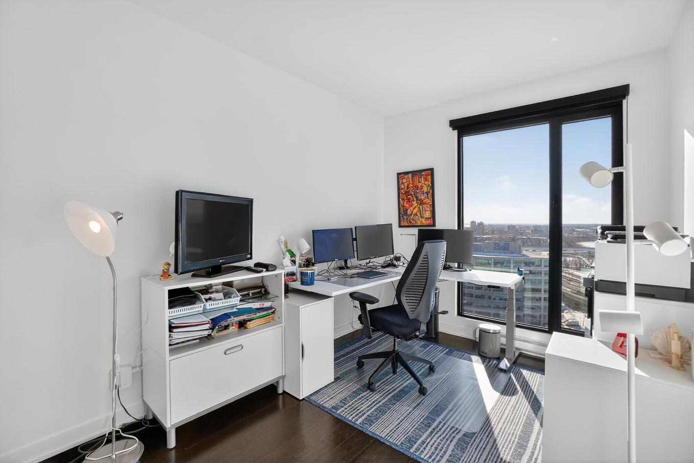 Chambre à coucher - 1805-101 Rue De La Rotonde, Montréal (Verdun/Île-Des-Soeurs), QC - Indoor Photo Showing Office