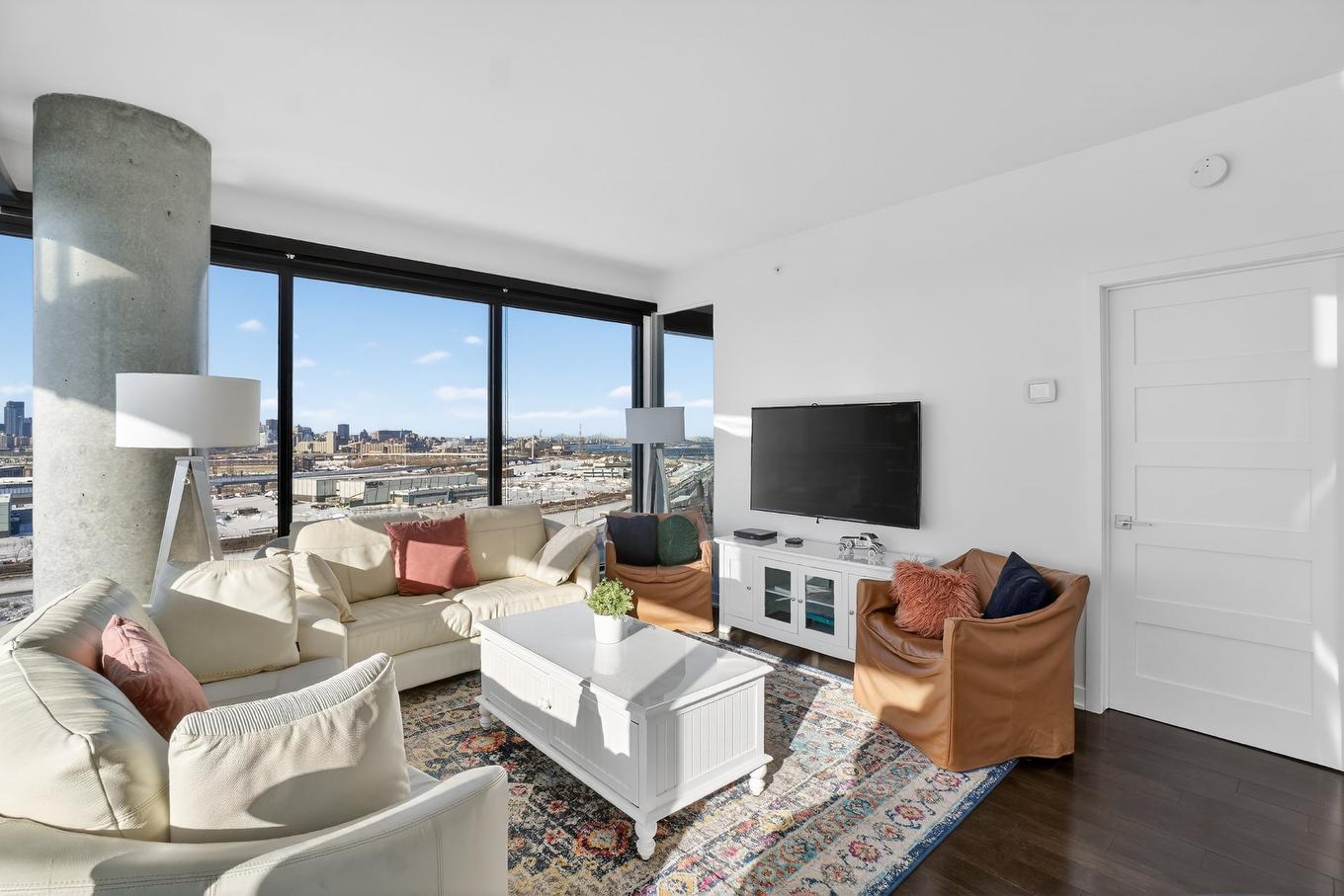 Salon - 1805-101 Rue De La Rotonde, Montréal (Verdun/Île-Des-Soeurs), QC - Indoor Photo Showing Living Room