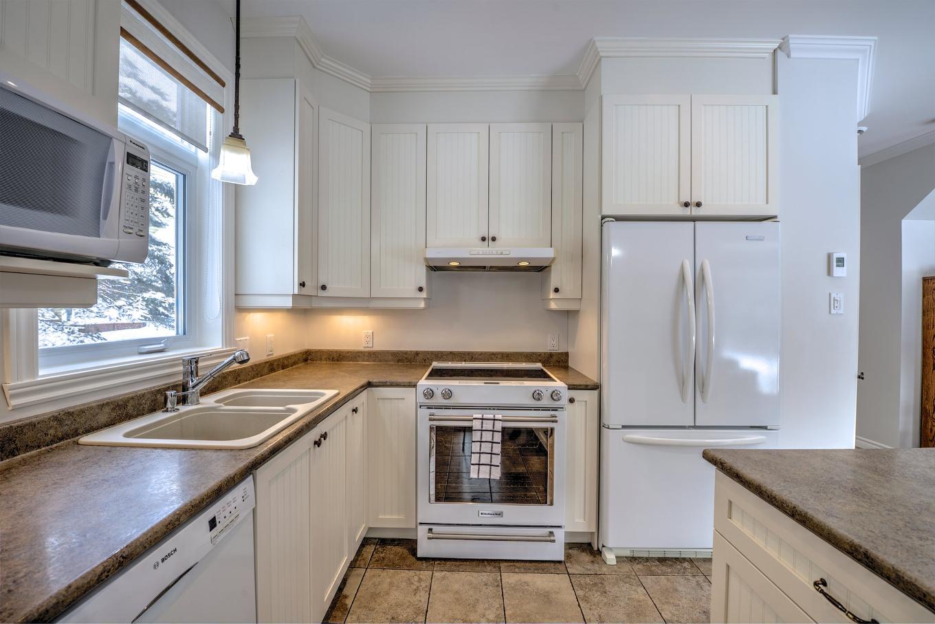 Kitchen - 312 Ch. Du Mont-Loup-Garou, Sainte-Adèle, QC - Indoor Photo Showing Kitchen With Double Sink