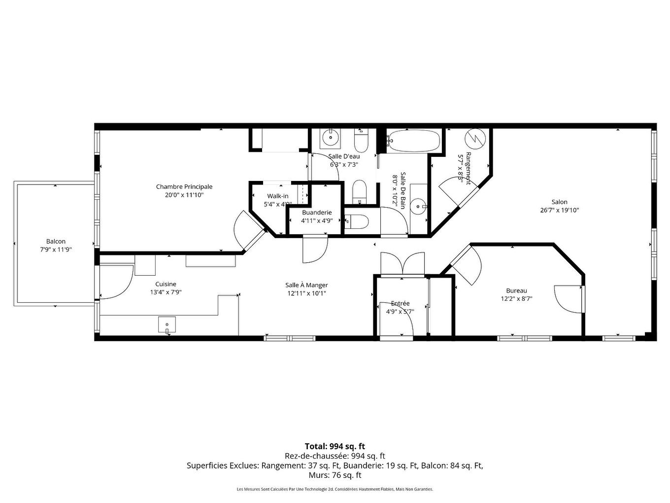Plan (croquis) - 2-1100 Av. Ducharme, Montréal (Outremont), QC - Other