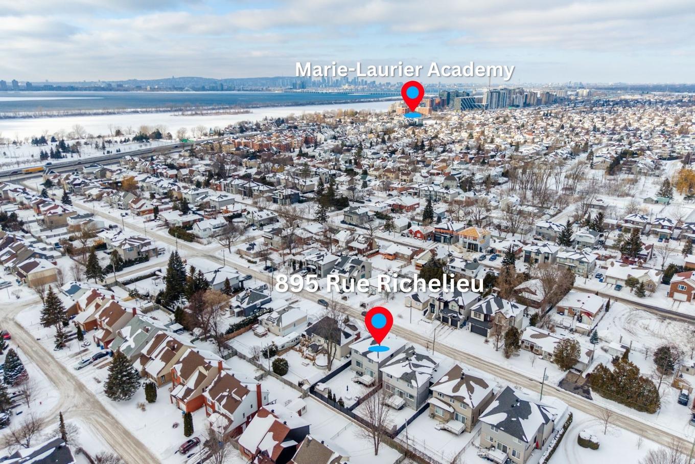 Vue d'ensemble - 895 Rue Richelieu, Brossard, QC - Outdoor With Body Of Water With View