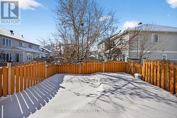 Fenced backyard, not looking at neighbours windows -