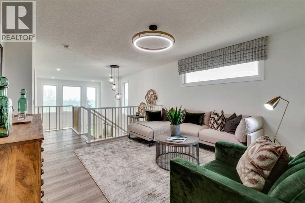71 Emerson Crescent, Okotoks, AB - Indoor Photo Showing Living Room