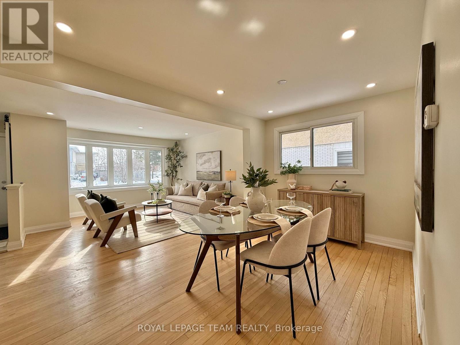 Living and Dining Room - 973 Eiffel Avenue, Ottawa, ON - Indoor Photo Showing Dining Room