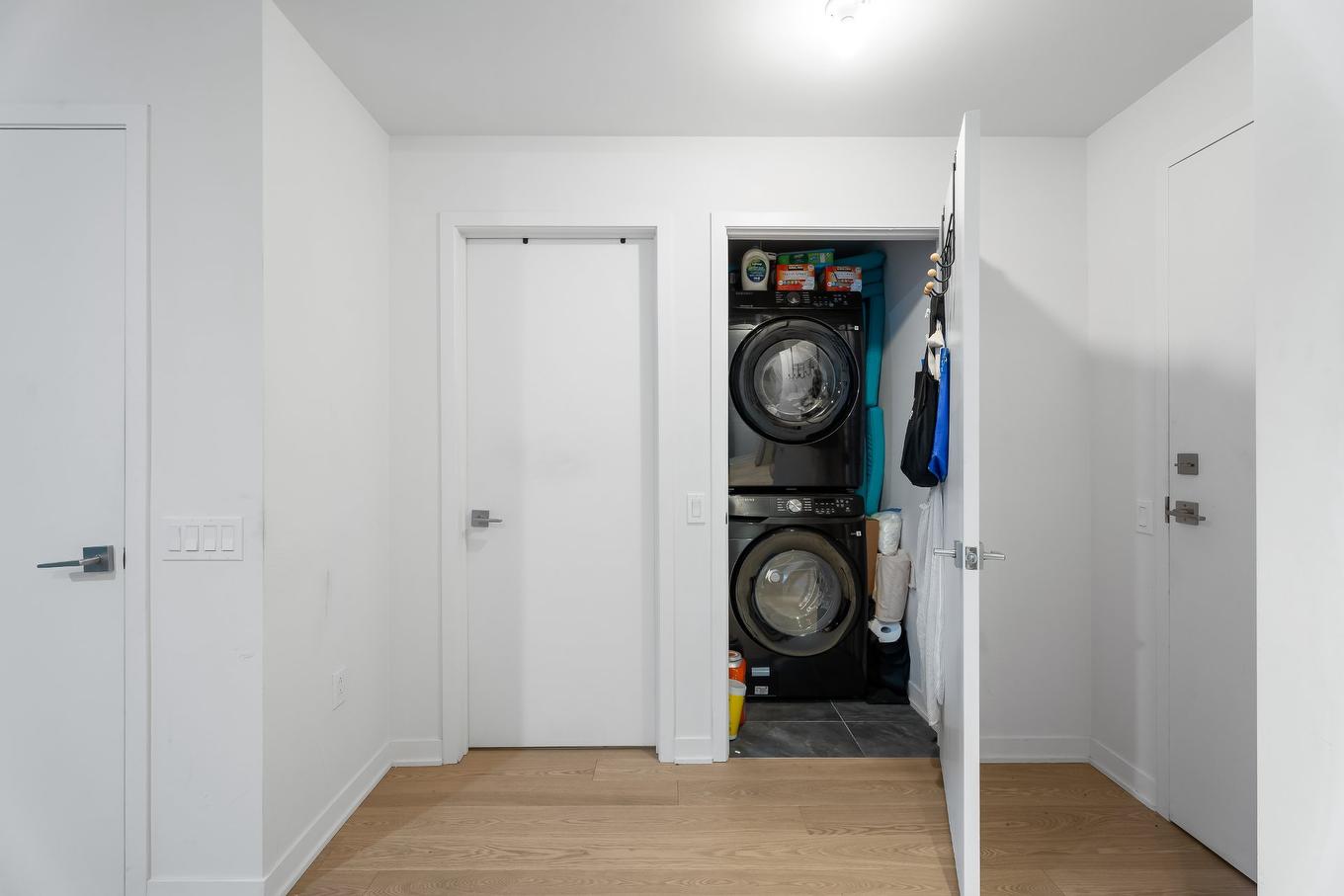 Vue d'ensemble - 801-1485 Rue Des Bassins, Montréal (Le Sud-Ouest), QC - Indoor Photo Showing Laundry Room