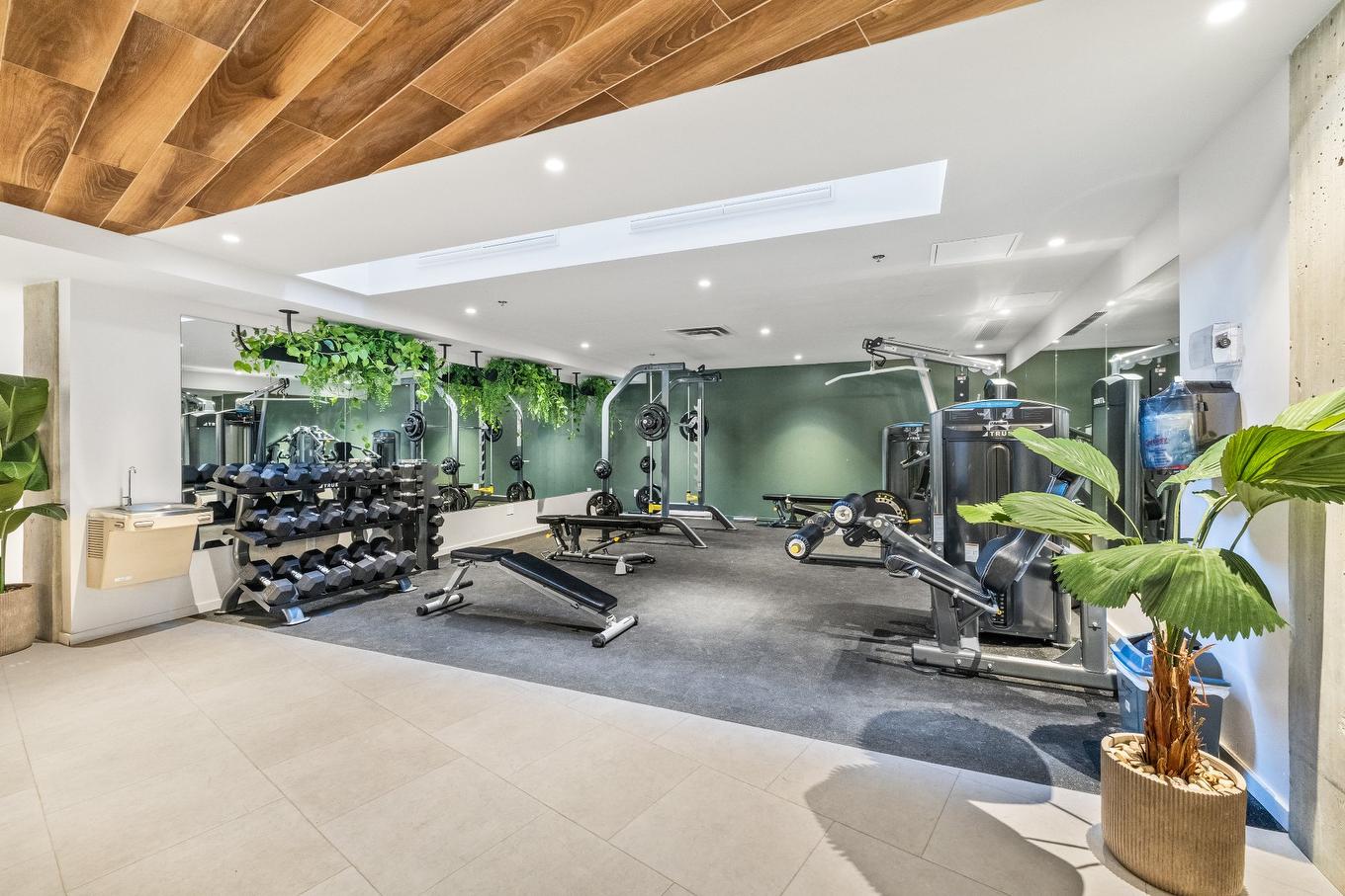 Exercise room - 656-288 Rue Richmond, Montréal (Le Sud-Ouest), QC - Indoor Photo Showing Gym Room