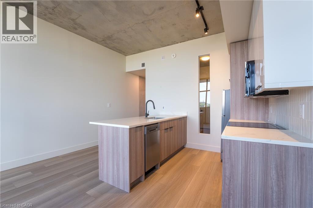 24 Augusta Street Unit# 607, Hamilton, ON - Indoor Photo Showing Kitchen