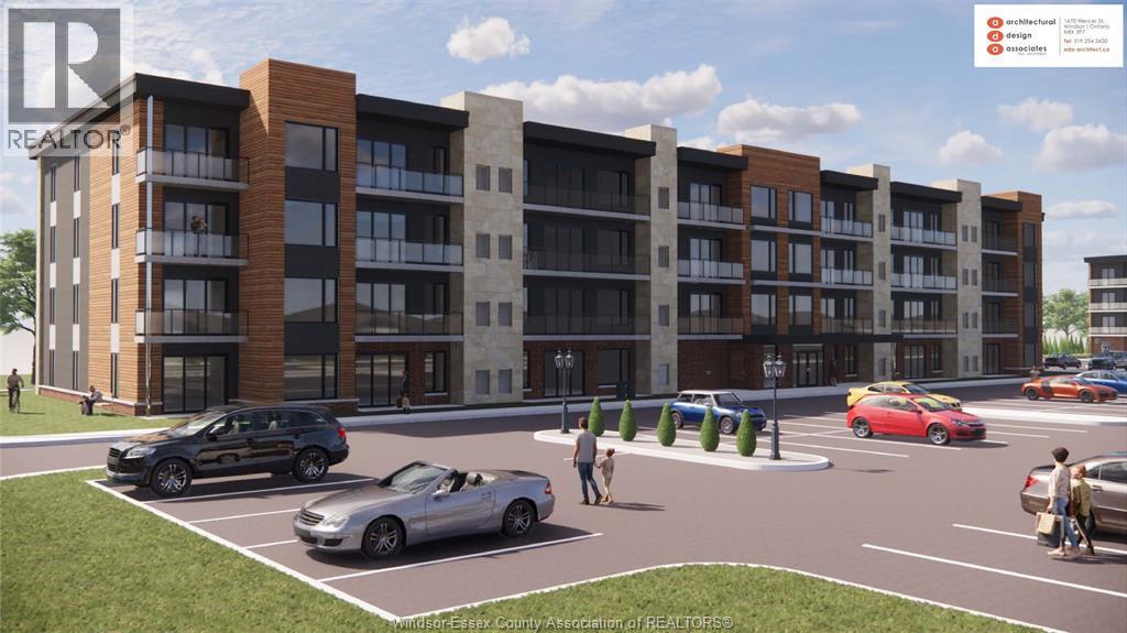 595 Lilymac Unit# 112, Windsor, ON - Outdoor With Balcony With Facade