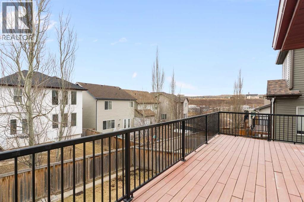 View from balcony - 129 Evansbrooke Way Nw, Calgary, AB - Outdoor With Exterior