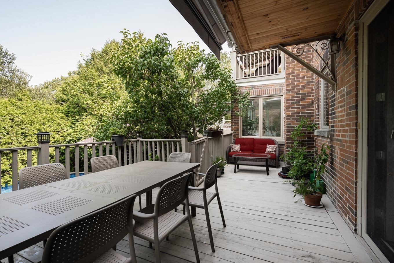 Balcony - 4641 Av. Lacombe, Montréal (Côte-Des-Neiges/Notre-Dame-De-Grâce), QC - Outdoor With Deck Patio Veranda With Exterior