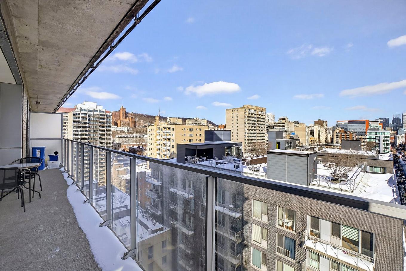 Balcon - 1546-1414 Rue Chomedey, Montréal (Ville-Marie), QC - Outdoor With Balcony With View With Exterior