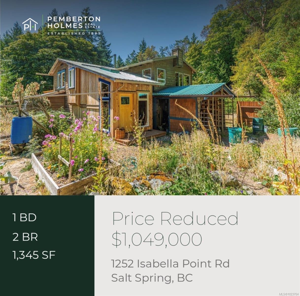 1252 Isabella Point Rd, Salt Spring, BC