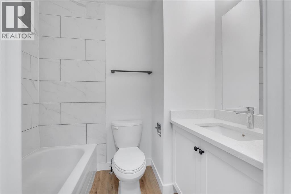 Cabinet Doors Virtually Added - real doors may vary - 63 Penworth Close Se, Calgary, AB - Indoor Photo Showing Bathroom