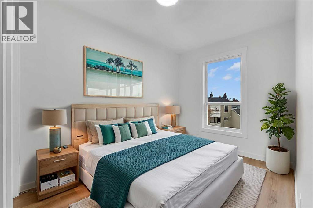 Virtually Staged - 63 Penworth Close Se, Calgary, AB - Indoor Photo Showing Bedroom