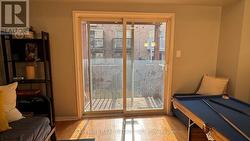 Walk out to backyard -