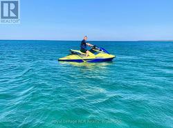 By small or large watercraft. -