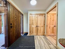 Large, open front entry with double closet. -