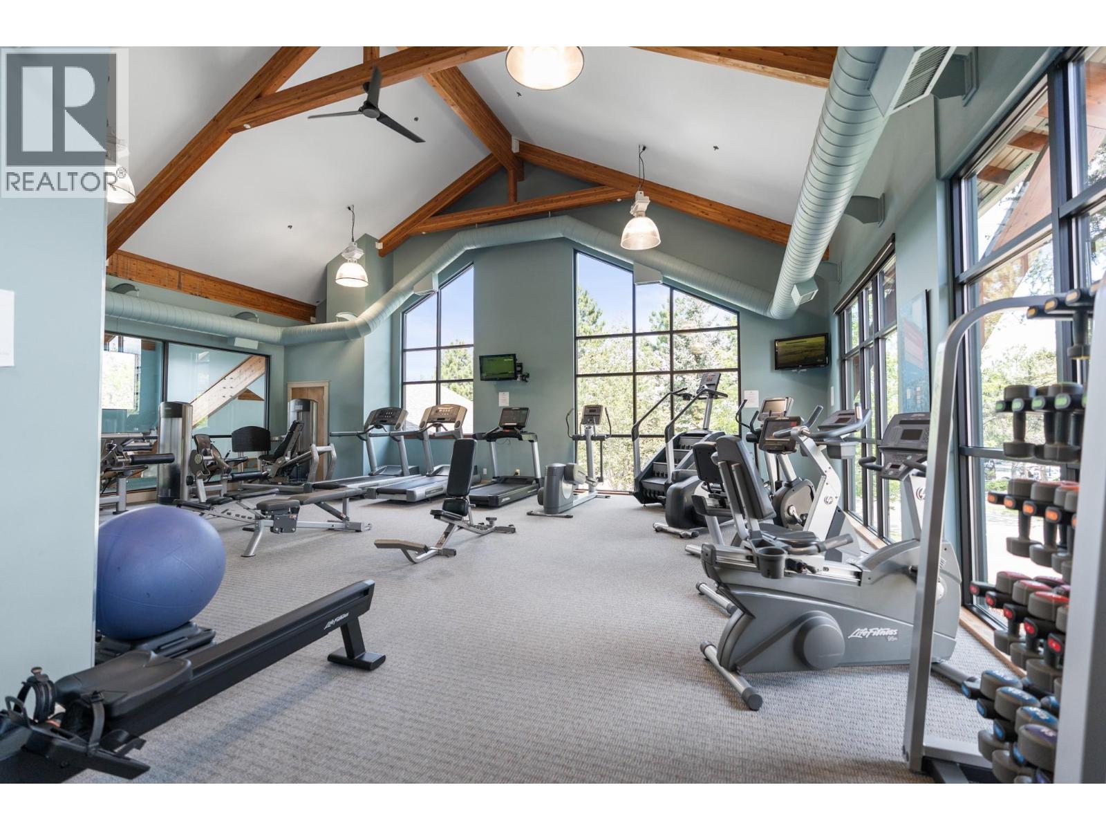 105 Predator Ridge Drive Unit# 22, Vernon, BC - Indoor Photo Showing Gym Room